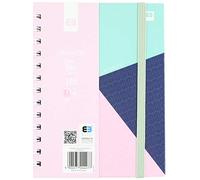 Interdruk ORGB6B & B Organizer B6 105 a Spirale con 4 divisori B & B Pastello, Multicolore