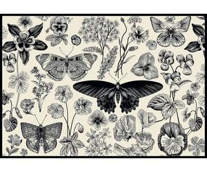 Interdruk - Puzzle Farfalle e fiori - 500 Pezzi