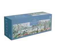 Interdruk - Puzzle panoramico da 1000 pezzi per adulti - Giardino segreto n. 3, design colorato