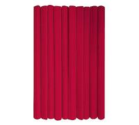 Interdruk - Rotoli di carta crespa multiuso per lavoretti e decorazioni per bambini - Confezione da 10 rotoli (50 cm x 200 cm, 28 g/m2) - 08 rosso scuro