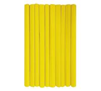 Interdruk - Rotoli di carta crespa multiuso per lavoretti e decorazioni per bambini - Confezione da 10 rotoli (50 cm x 200 cm, 28 g/m2) - 04 Giallo