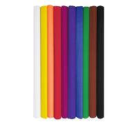 Interdruk - Rotoli di carta crespa multiuso per lavoretti e decorazioni per bambini - Confezione da 10 rotoli (50 cm x 200 cm, 28 g/m2) - 10 colori assortiti