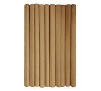 Interdruk - Rotoli di carta crespa multiuso per lavoretti e decorazioni per bambini - Confezione da 10 rotoli (50 cm x 200 cm, 28 g/m2) - 32 dorato