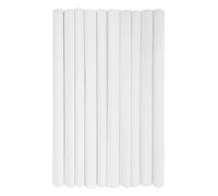 Interdruk - Rotoli di carta crespa multiuso per lavoretti e decorazioni per bambini - Confezione da 10 rotoli (50 cm x 200 cm, 28 g/m2) - 01 bianco