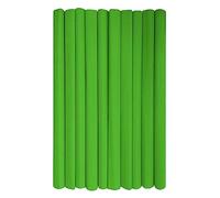 Interdruk - Rotoli di carta crespa multiuso per lavoretti e decorazioni per bambini - Confezione da 10 rotoli (50 cm x 200 cm, 28 g/m2) - 22 verde chiaro