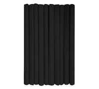 Interdruk - Rotoli di carta crespa multiuso per lavoretti e decorazioni per bambini - Confezione da 10 rotoli (50 cm x 200 cm, 28 g/m2) - 30 nero