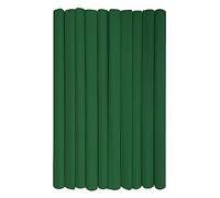 Interdruk - Rotoli di carta crespa multiuso per lavoretti e decorazioni per bambini - Confezione da 10 rotoli (50 cm x 200 cm, 28 g/m2) - 24 verde scuro