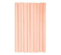 Interdruk - Rotoli di carta crespa per bambini, fai da te e decorazioni - Confezione da 10 bobine (50 cm x 200 cm, 28 g/m2) - 35 arancione pesca pastello
