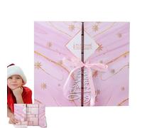 Interessante scatola per conto alla rovescia: calendario 'avvento 24 giorni con porte, decorazione | Calendario natalizio riutilizzabile, giocattoli calendari ad alta resistenza