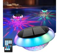 INTERESTIME Luce Piscina Solari Fuori Terra con Telecomando,1 Pezzo