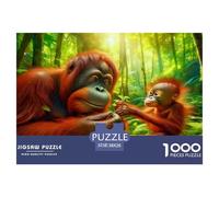 Interesting Gorilla Jigsaw Puzzle,1000 Pezzi Classici, Per Adulti E Bambini A Partire Da 12 Anni Giochi Educativi Giocattoli Sfida Impossibile - Decorazione Della Casa 38x26cm/1000pcs
