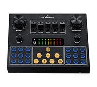 Interfaccia audio con mixer DJ e scheda, studio di produzione podcast portatile all-in-one for chitarra, streaming live