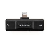Interfaccia audio Lightning SR-EA2D con ingresso TRS o TRRS da 3,5 mm e uscita cuffie da 3,5 mm per Apple iPhone e iPad con Lightning
