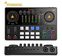 Interfaccia Audio Mixer MaonoCaster E2 Gen2 AME2 Gen2 con Doppio Ingresso XLR per Podcast, Streaming Live, Gaming, Scheda Audio