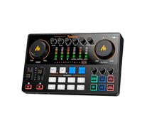Interfaccia audio mixer per podcast MAONO E2 Gen2, nera | Doppio ingresso XLR, alimentazione phantom a 48 V, USB-C, Bluetooth, effetti vocali