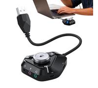 Interfaccia audio USB - Functional Compact Premium per PC, amplificatore esterno, tipo C, scheda con, jack da 3,5 mm, cuffie, microfono, multiuso, per interni ed esterni