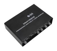 Interfaccia Audio USB, Mixer Audio Professionale con Alimentazione Phantom 48 V 24 Bit 192 KHz, Interfaccia Audio con Monitoraggio in Tempo Reale per la Registrazione di Musica