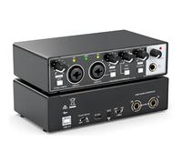 Interfaccia audio USB per la registrazione del PC, interfaccia audio del computer a 24 bit/192 kHz per la registrazione di musica, 48 V Phantom Power Music Recording Studio Apparecchiature da studio