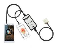 Interfaccia AUX, Yomikoo AUX/iPod/USB/iPhone 5 ausiliario auto CD Changer adattatore interfaccia audio auto Digital Music Changer interfaccia AUX da 3.5 mm per Honda 2.4