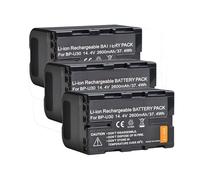 Interfaccia Batteria For BP-U100 BP-U30 U60 U65 U90, Compatibile Con Sony EX260 EX280 Z280 FS5 PXW-FX9 FS7 FX6 Z190 EX1R EX200 F3(3 pcs 2600mAh)