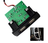 Interfaccia Caricabatteria Auto USB Nera per Mercedes Vito 2016 2020 Uscita 24A