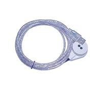 INTERFACCIA DA USB A OTTICA IRDA ADATTATORE IR Fit For VICINO INFRAROSSO TRASMISSIONE TRASPARENTE CAVO DI COMUNICAZIONE Fit For LETTURA DEL CONTATORE (Size : 1.5M, Color : TRANSPARENT CABLE)