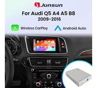 Interfaccia Decoder Wireless CarPlay Android Auto Junsun per Audi Q5 S5 A4 B8 A5 2009-2015 GPS Bluetooth Airplay Mirror Link
