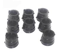 Interfaccia del connettore in gomma da 4 pcs addinater per l'adattatore per carburatore per CB400 CB 400 VTEC 1999-2010 Motore compatibile con modelli simili(8pcs)