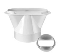 Interfaccia Del Dotto Corpo Per Kit Di Tenuta Sfogata Appartamento Per La Camera Da Letto Camerette Per Garage Casa | Accoppiatore Per Tubo Di Scarico CA Portatile, Adattatore Del Tubo Di