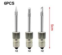 Interfaccia di ricarica USB E10 saldatura punte ferro set punte di saldatura tip