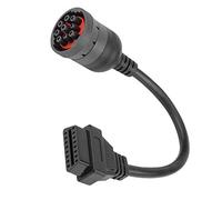 Interfaccia Diagnosi Camion, Cavo Adattatore Femmina pin 16 pin OBD2 9 per Strumento Diagnostico Automobilistico, J1939-9Pin per OBD OBD2 OBDII