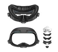 Interfaccia facciale AMVR Upgraded Comfort Face Cover Pad Compatibile con gli accessori Q3, con manopola regolabile, con cuscino facciale in PU e cotone traspirante Ice Silk