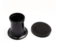 Interfaccia filtro aria carburatore moto con coppa a rete per carburatore 24/26/28/30 mm compatibile con vari modelli di moto (nero)