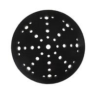 Interfaccia Pad Morbida Spugna 150mm/6" 48 Fori Schiuma Nera: 10mm Per Tampone Per Platorello Per Levigatrice