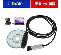 Interfaccia USB a DMX Cavo Controller luce DMX512 Stage Light Compute G Y T9