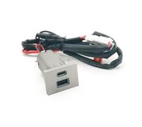 interfaccia USB AUX auto Console Presa USB Compatibile Con Ford Per Focus 2 Per Mk2 2009-2011 12V 24V QC3.0 Per Tipo C PD Doppia Presa Auto Presa Del Caricatore