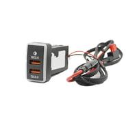 interfaccia USB AUX auto Porta USB Centro Compatibile Con Civic Per Odyssey Per CRV 2007-2013 Auto Rapida Caricabatterie Doppia Presa QC3.0 Ricarica Rapida Del Telefono