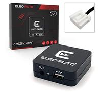 Interfaccia USB MP3 FLAC - Ausiliario per auto MAZDA | Caricabatterie | Presa jack | Custodia da incasso invisibile | Accessorio autoradio | Presa adattatore per chiave USB