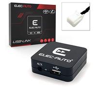 Interfaccia USB MP3 FLAC - Ausiliario per auto TOYOTA,LEXUS | Caricabatterie | Presa jack | Custodia da incasso invisibile | Accessorio autoradio | Presa adattatore per chiave USB