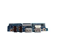 Interfaccia USB/Scheda Audio per Notebook per CLEVO NP70HK, Nera, Nuova.