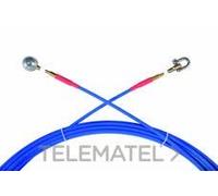 Interflex sondaflex - sondaflex fascia acciaio diametro 4 vite M4 Blu 15 m