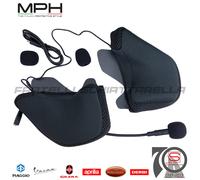 Interfono Auricolare Con Guance Moto Casco Bluetooth MPH BT Urban Connection ...