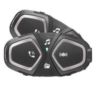 Interfono bluetooth Cellularline Connect doppio per due caschi interphone
