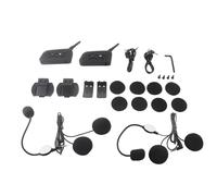 Interfono Bluetooth per moto EJEAS V6Pro con assistente vocale, suono stereo HiFi, tecnologia impermeabile, vivavoce, cancellazione del rumore,