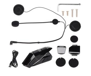 Interfono Bluetooth per moto, tecnologia di cancellazione del rumore, compatibile con tutti i telefoni cellulari con Bluetooth, bassi profondi e alti
