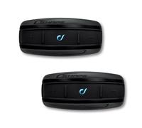 Interphone Shape Pacchetto doppio sistema di comunicazione Bluetooth Nero unica taglia unisex Nero unica taglia