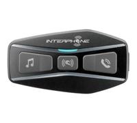 INTERPHONE - UCOM4 - Singolo - Interfono Moto Bluetooth 5.0 da Casco, Uso Gruppo a 4, Distanza 1 Km, Autonomia Fino a 15 Ore, Mp3, GPS, Impermeabile IP67, Universale.