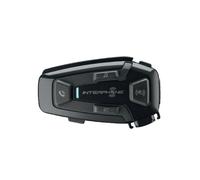 INTERPHONE U-COM 8R, Interfono moto con Tecnologia Mesh 2.0 per 24 motociclisti e fino a 1.6km di distanza, Interfono casco compatibile TFT e GPS, Speaker 40mm, autonomia 18h e impermeabile IP67
