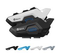 INTERFONO MOTO BLUETOOTH 5.1 AURICOLARE CASCO CAVO DOPPIA COPPIA SISTEMA COMUNIC