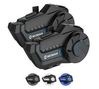 Interfono Moto; H2 Pro【2 Pezzi Fibra Di Carbonio】 Auricolare Casco Moto Coppia 1